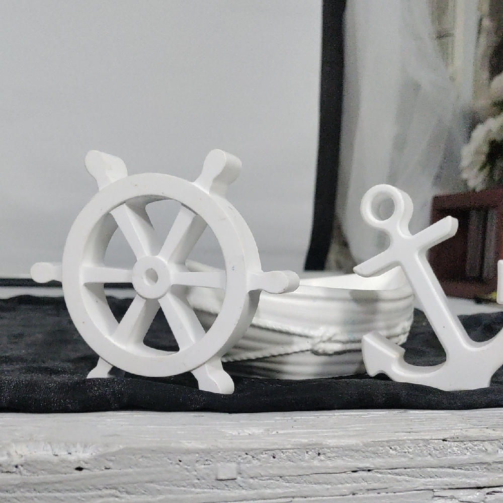 White Nautical Decor Set